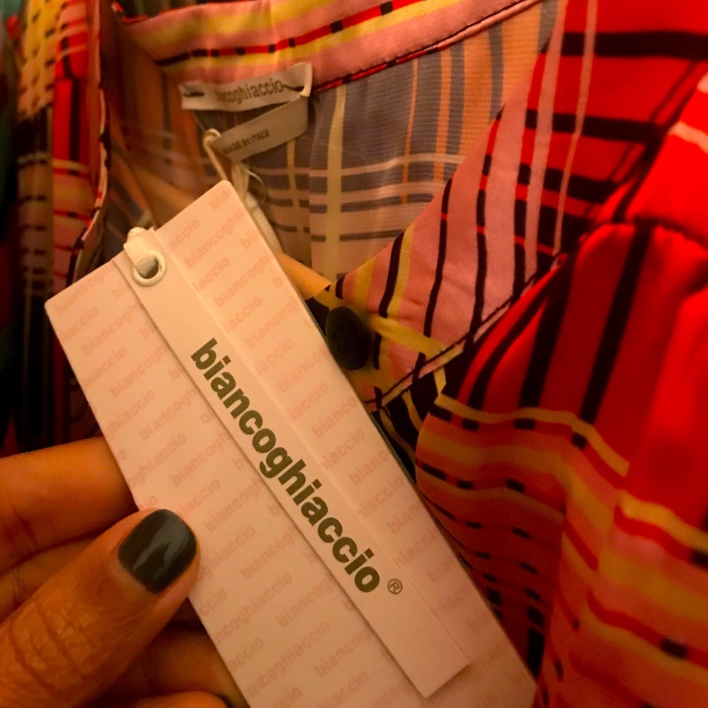 Elaine Vintage Plaid: Pink Red Black Work Dress - Picture 6 of 6